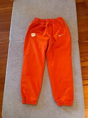 LIKE NEW! Nike Clemson Tigers Joggers Sweatpants * Team Issue * Men's L
